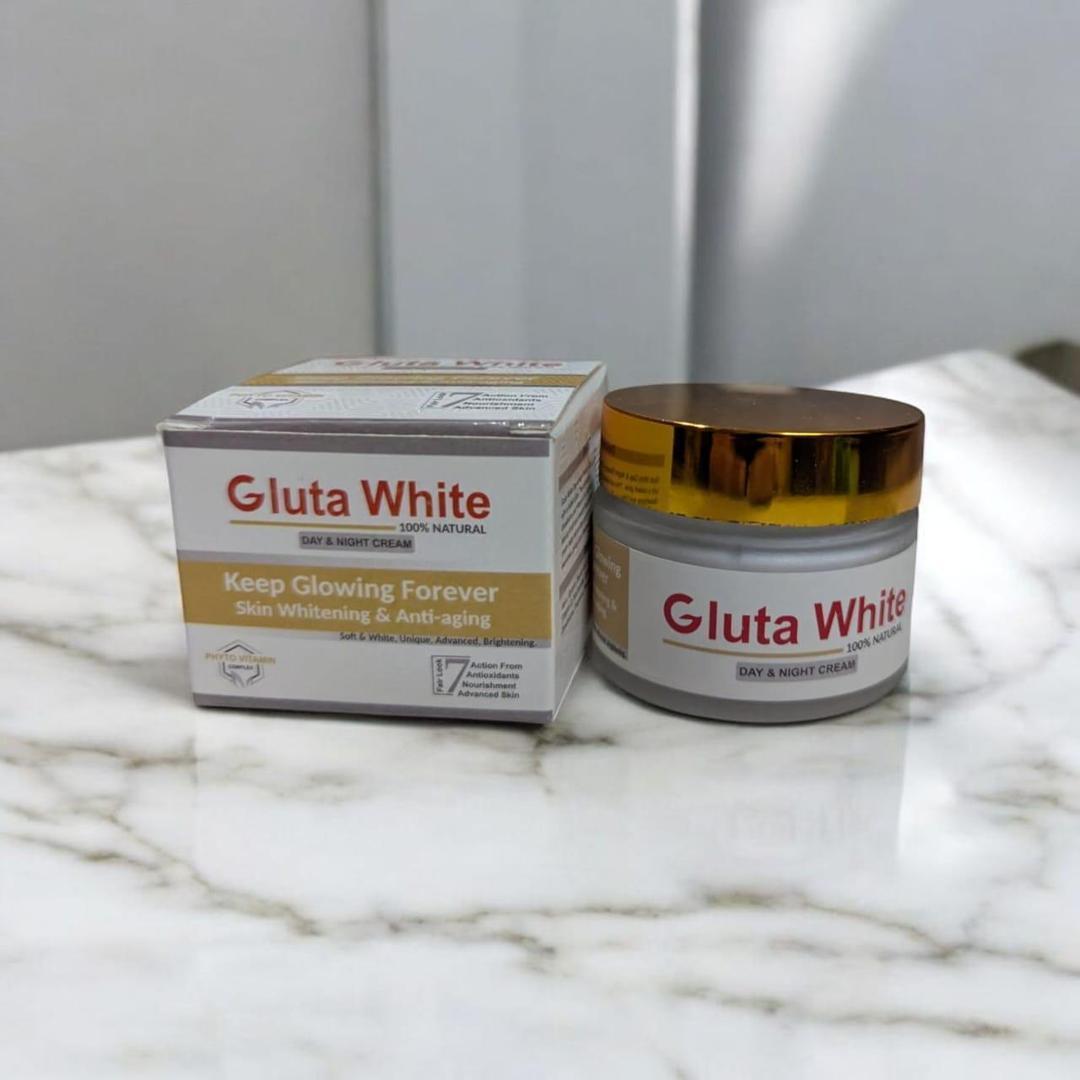 Gluta White Face Cream – 50ml | Whitening, Brightening & Anti-Aging for All Skin Types