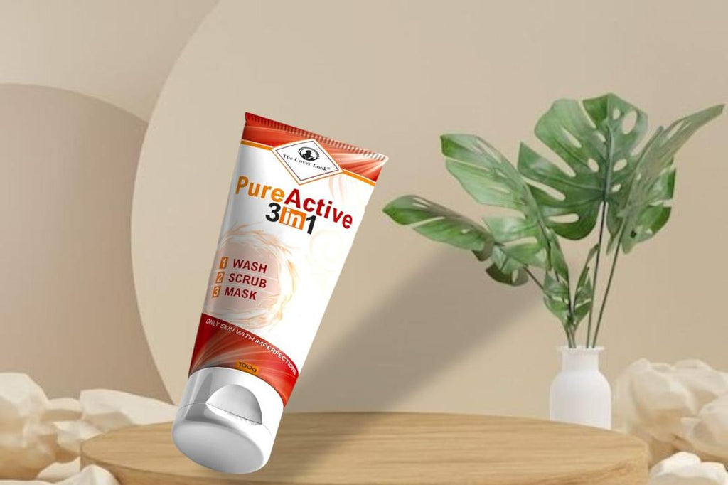 The Cover Look Face Wash Combo – Pack of 3 (Vitamin C, PureActive 3-in-1, Ultra Whitening & Glow) – 100g Each