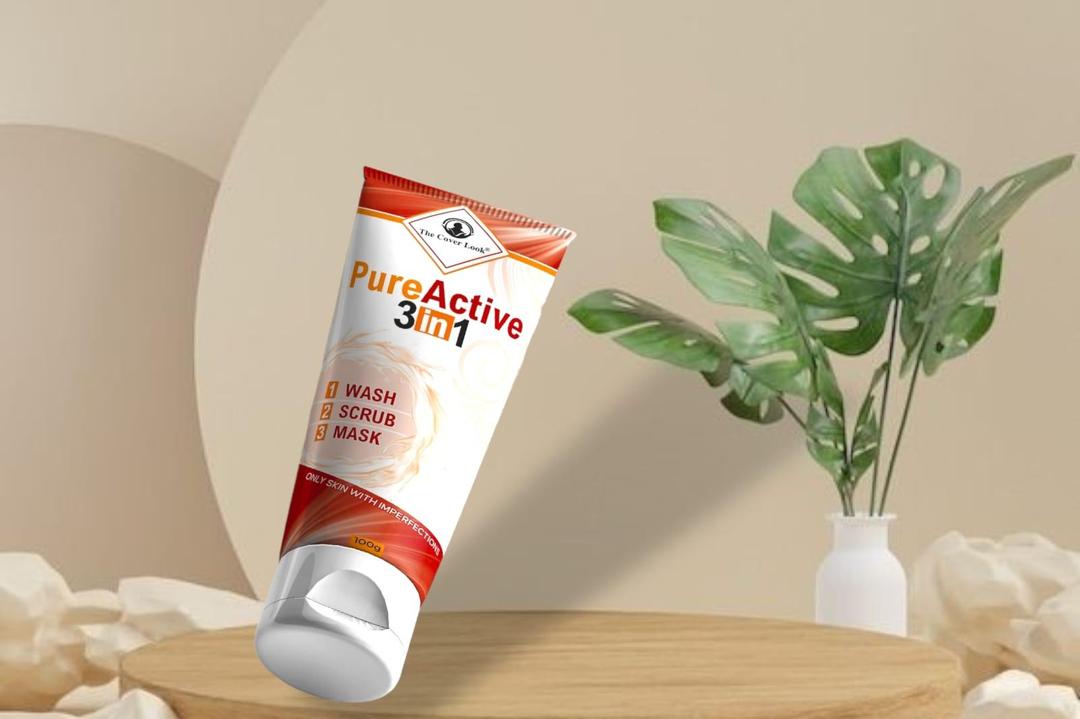 The Cover Look Face Wash Combo – Pack of 3 (Vitamin C, PureActive 3-in-1, Ultra Whitening & Glow) – 100g Each