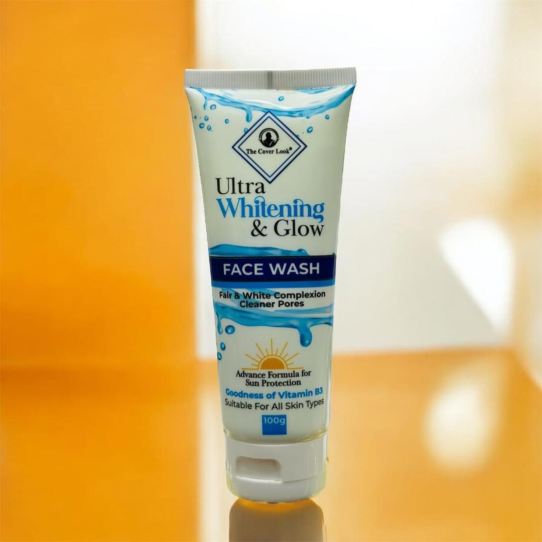 The Cover Look Face Wash Combo – Pack of 3 (Vitamin C, PureActive 3-in-1, Ultra Whitening & Glow) – 100g Each