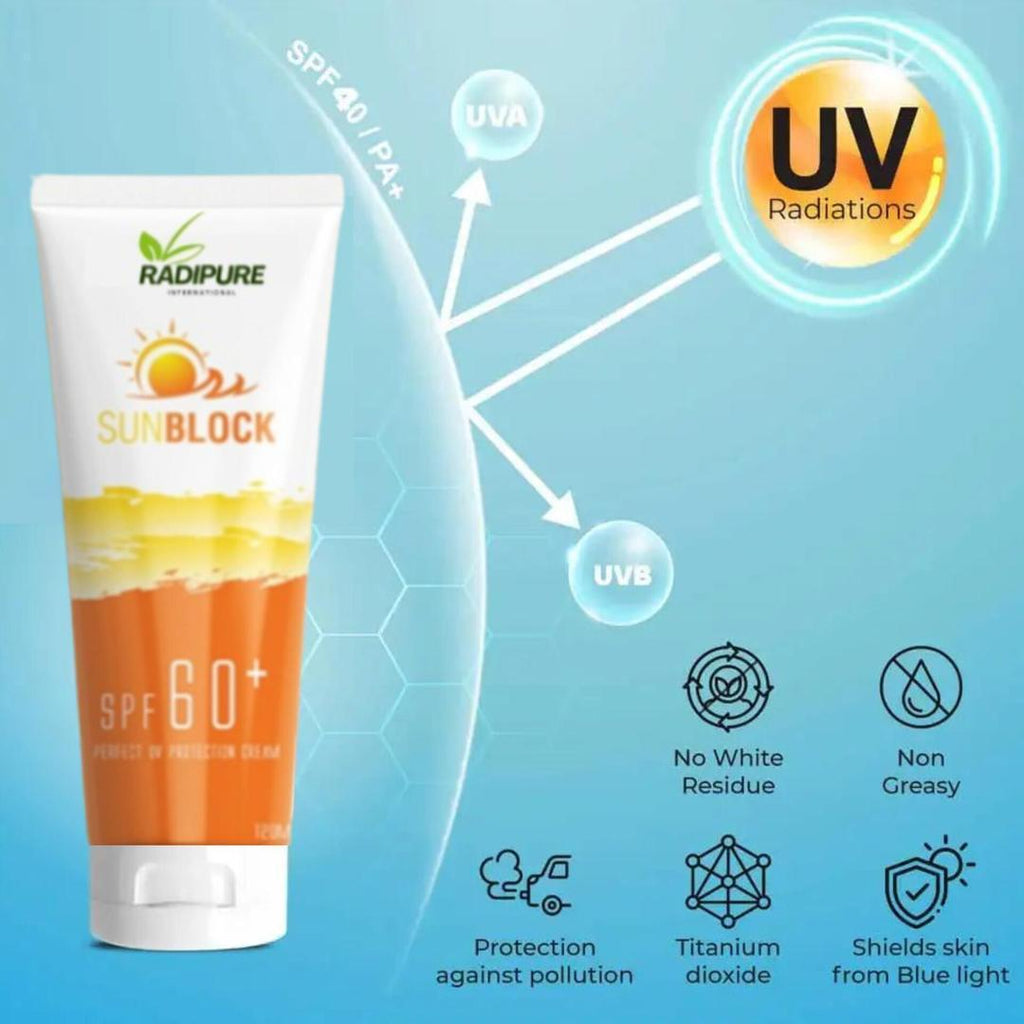 Sunblock Cream SPF 50 – Lightweight UV Protection for All Skin Types (1 Pc)