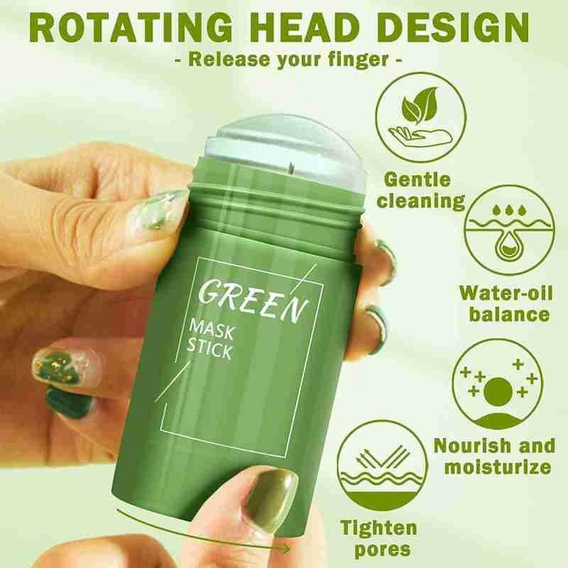 Green Tea Face Mask for Deep Cleansing, Oil Control & Acne Care – 40g