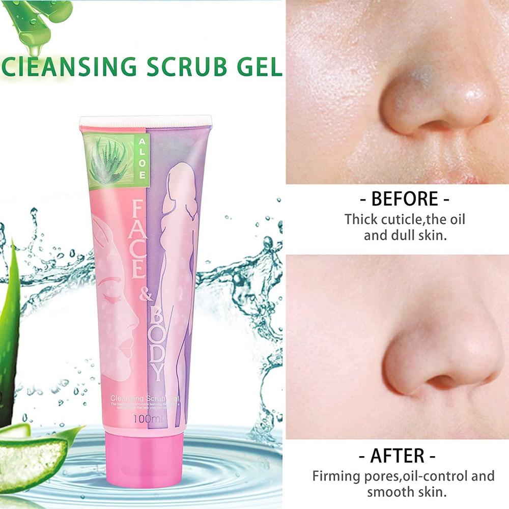 Face & Body Scrubbing Gel – Deep Cleanser for Smooth & Radiant Skin (100ml)