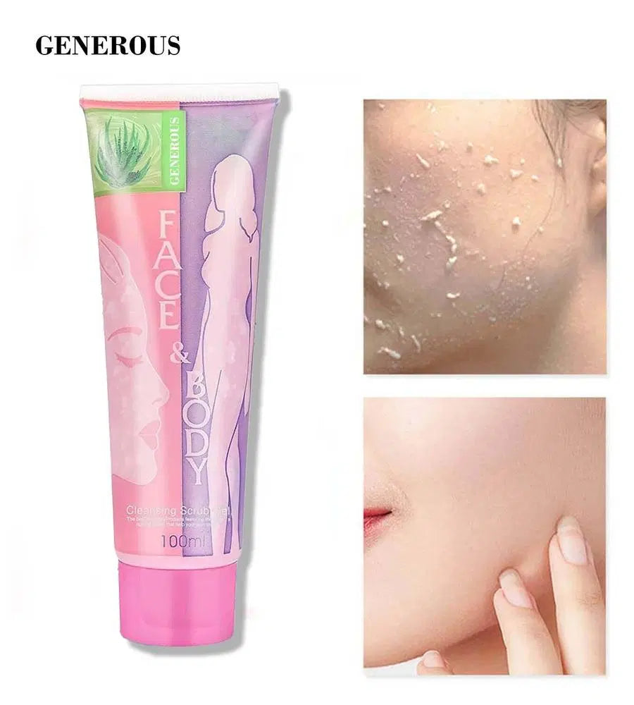Face & Body Scrubbing Gel – Deep Cleanser for Smooth & Radiant Skin (100ml)